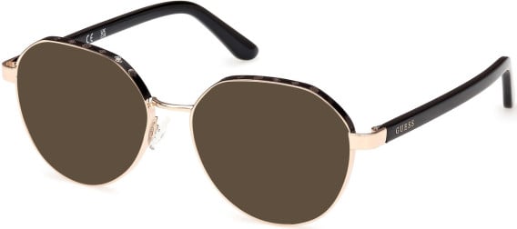 Guess GU50124 sunglasses in Shiny Deep Gold