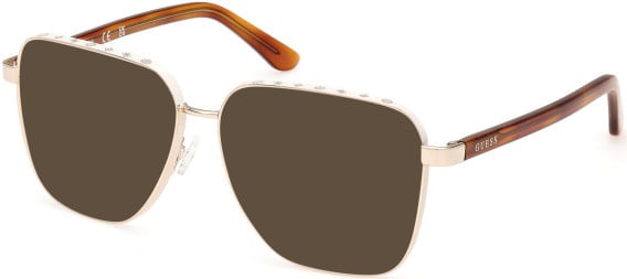 Guess GU50125 sunglasses in Shiny Pale Gold