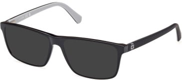 Guess GU50130-55 sunglasses in Shiny Black