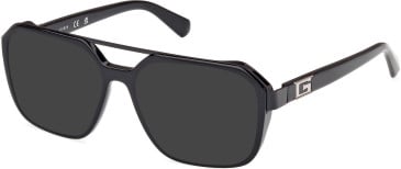 Guess GU50138 sunglasses in Shiny Black