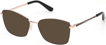 Guess GU50170-52 sunglasses in Matte Black