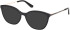 Guess GU50171-55 sunglasses in Shiny Black