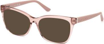 Guess GU50172-53 sunglasses in Shiny Beige