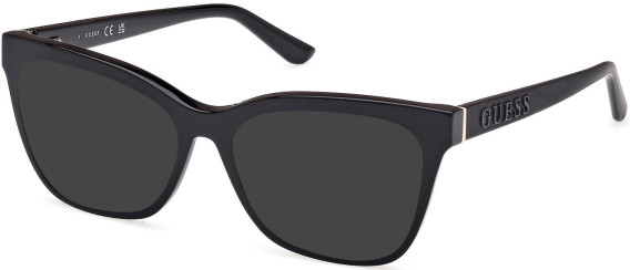 Guess GU50172-55 sunglasses in Shiny Black