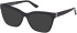 Guess GU50172-55 sunglasses in Shiny Black