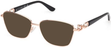 Guess GU50179-57 sunglasses in Shiny Rose Gold