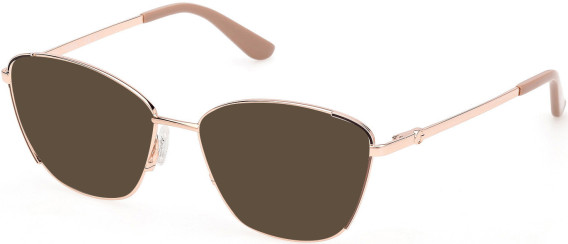 Guess GU50224 sunglasses in Shiny Rose Gold/Nude