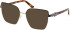 Guess GU50229 sunglasses in Matte Dark Brown
