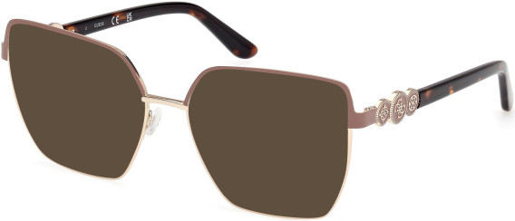 Guess GU50229 sunglasses in Matte Beige