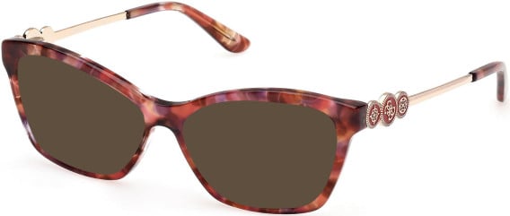 Guess GU50231 sunglasses in Red/Havana
