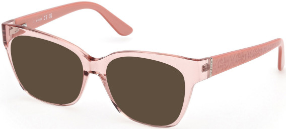Guess GU50233 sunglasses in Shiny Light Pink