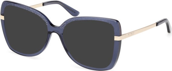 Guess GU50245 sunglasses in Shiny Blue