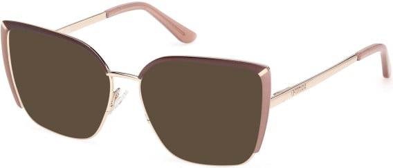 Guess GU50249 sunglasses in Matte Beige