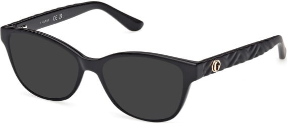 Guess GU50307-53 sunglasses in Shiny Black