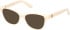 Guess GU50307-53 sunglasses in Shiny Ivory