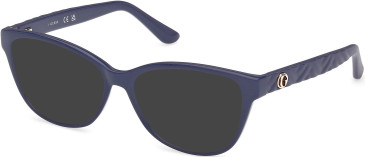 Guess GU50307-55 sunglasses in Shiny Blue