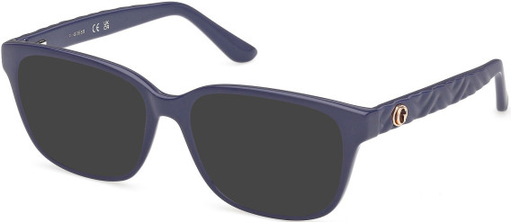 Guess GU50308-53 sunglasses in Shiny Blue