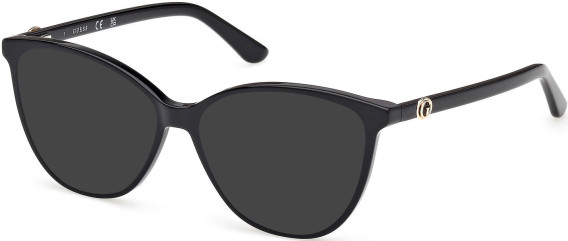 Guess GU50311-55 sunglasses in Shiny Black