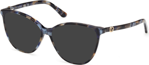 Guess GU50311-55 sunglasses in Blue/Havana