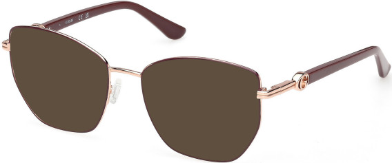 Guess GU50312-52 sunglasses in Shiny Bordeaux