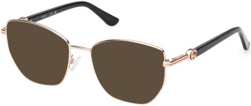 Guess GU50312-54 sunglasses in Shiny Rose Gold
