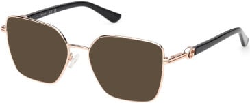 Guess GU50313-53 sunglasses in Shiny Rose Gold
