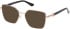 Guess GU50313-53 sunglasses in Shiny Rose Gold