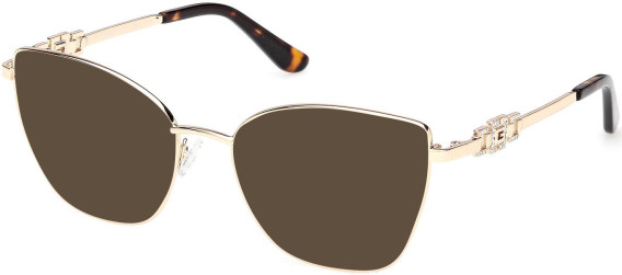 Guess GU50316 sunglasses in Shiny Deep Gold