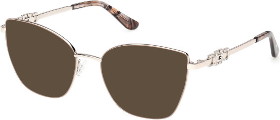 Guess GU50316 sunglasses in Shiny Beige