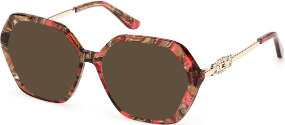 Guess GU50317 sunglasses in Bordeaux/Havana