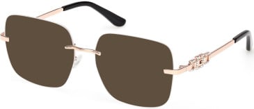 Guess GU50319 sunglasses in Shiny Rose Gold