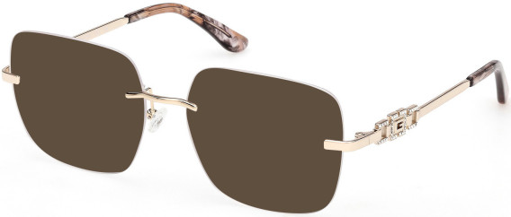 Guess GU50319 sunglasses in Shiny Deep Gold