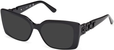 Guess GU50322 sunglasses in Shiny Black