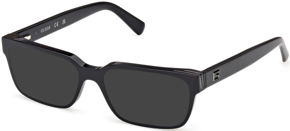 Guess GU50329-54 sunglasses in Shiny Black