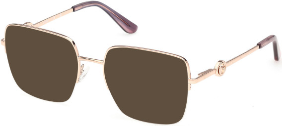 Guess GU50347 sunglasses in Shiny Rose Gold