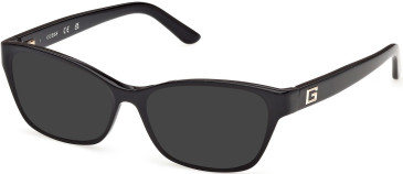 Guess GU50353-51 sunglasses in Shiny Black