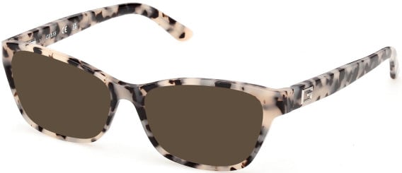 Guess GU50353-53 sunglasses in Coloured Havana