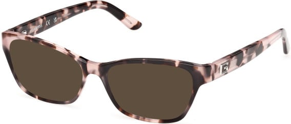 Guess GU50353-53 sunglasses in Pink/Havana