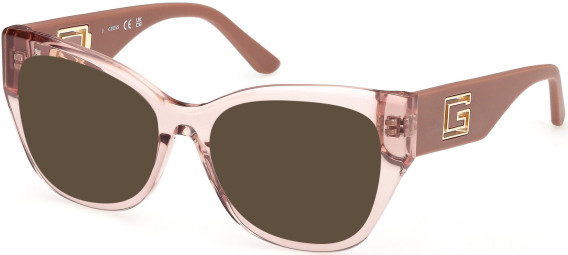 Guess GU50356 sunglasses in Shiny Light Pink