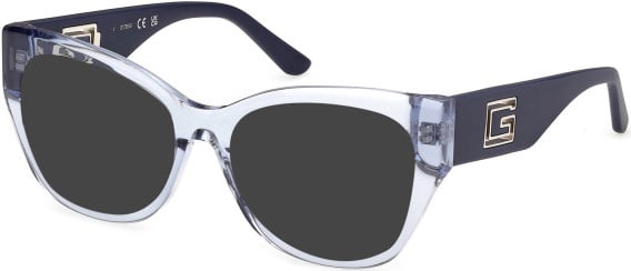 Guess GU50356 sunglasses in Shiny Light Blue