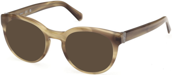 Guess GU50366 sunglasses in Light Green/Horn