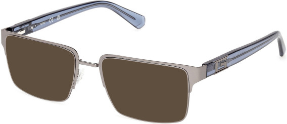 Guess GU50370 sunglasses in Matte Gunmetal