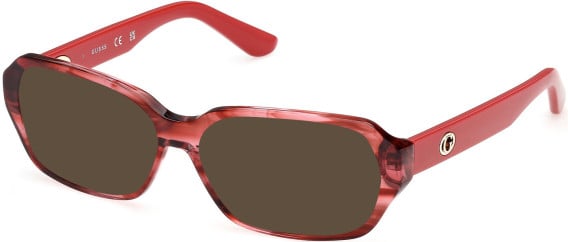Guess GU50380 sunglasses in Red/Horn
