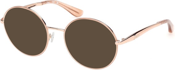 Guess GU50385 sunglasses in Shiny Rose Gold