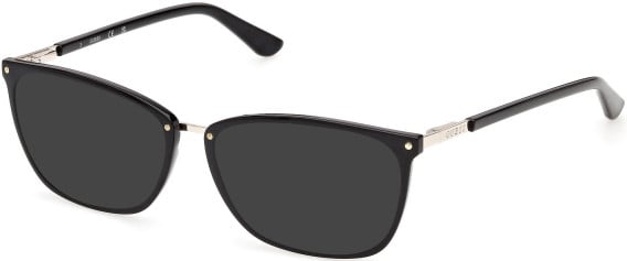 Guess GU50386 sunglasses in Shiny Black