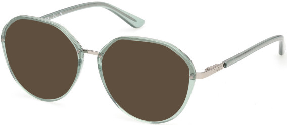 Guess GU50387 sunglasses in Shiny Light Green