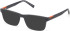 Timberland TB1797 sunglasses in Matt Black/Orange