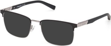 Timberland TB1802 sunglasses in Black/Silver