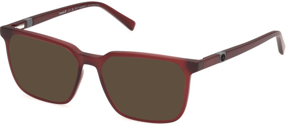 Timberland TB1819-H-53 sunglasses in Matte Dark Red