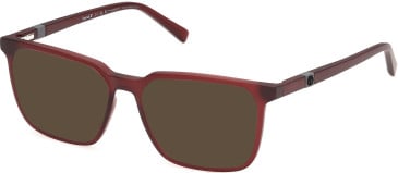 Timberland TB1819-H-53 sunglasses in Matte Dark Red